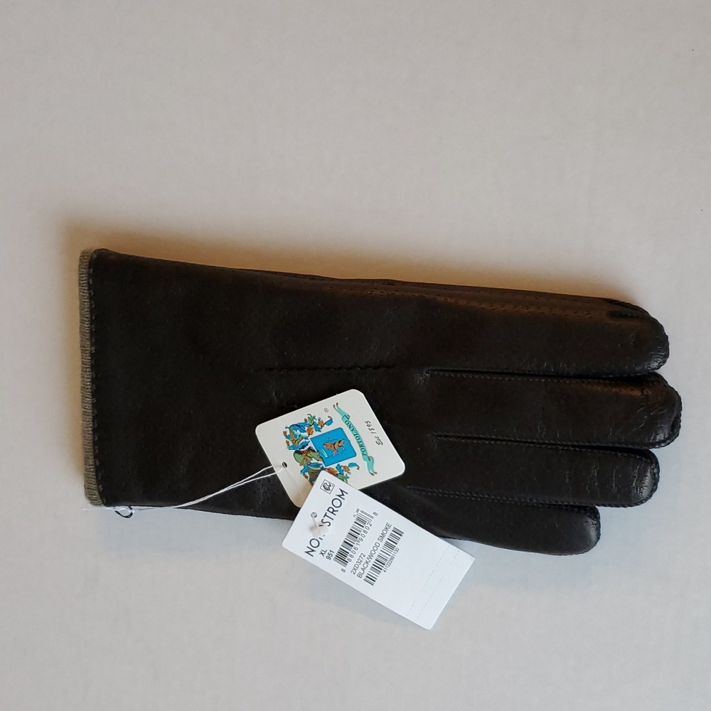 Men's Gloves - Black Leather - XL